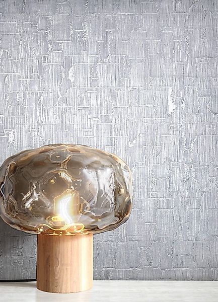 Newroom Vliestapete, Silber Tapete Glamour Leicht günstig online kaufen