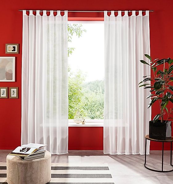 OTTO home Gardine XANA mit Ösen, Kräuselband oder Schlaufen (1 St), Schlauf günstig online kaufen