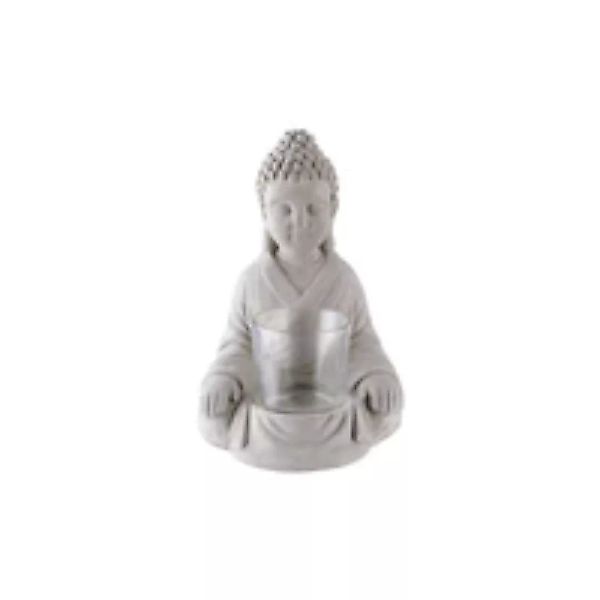 BUDDHA Statue mit Teelichthalter Höhe 17cm günstig online kaufen