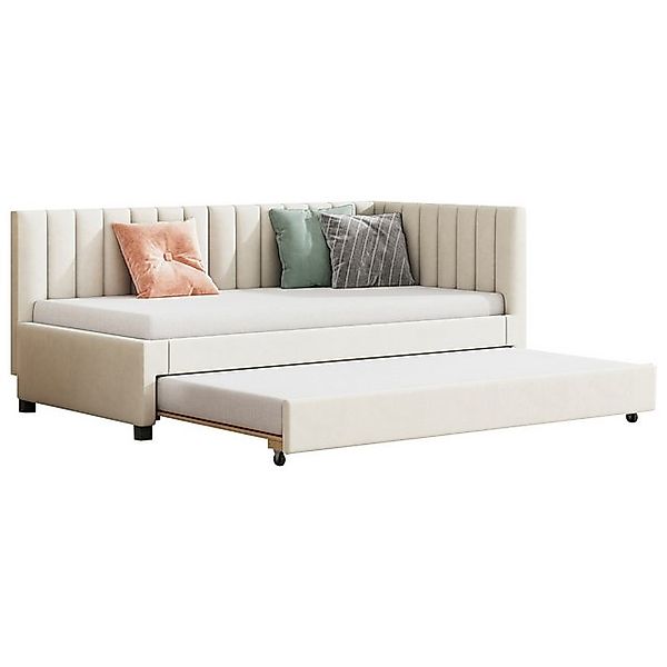 HAUSS SPOLE Schlafsofa 90x200cm mit ausziehbares Schlafsofa, Lattenrost, Sa günstig online kaufen