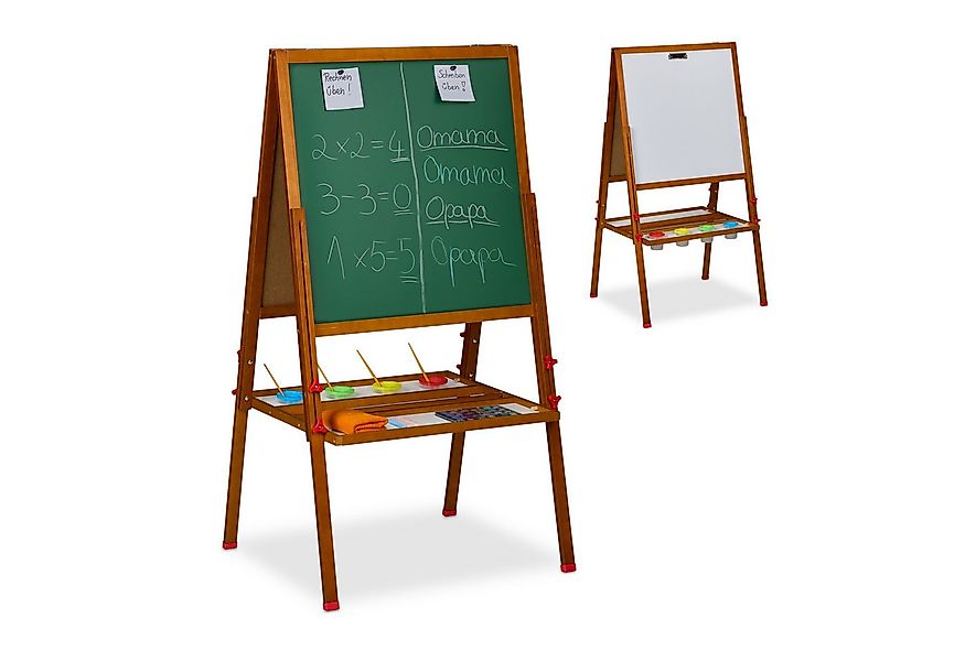 relaxdays Standtafel Kinderstandtafel mit Whiteboard, (1-tlg) günstig online kaufen