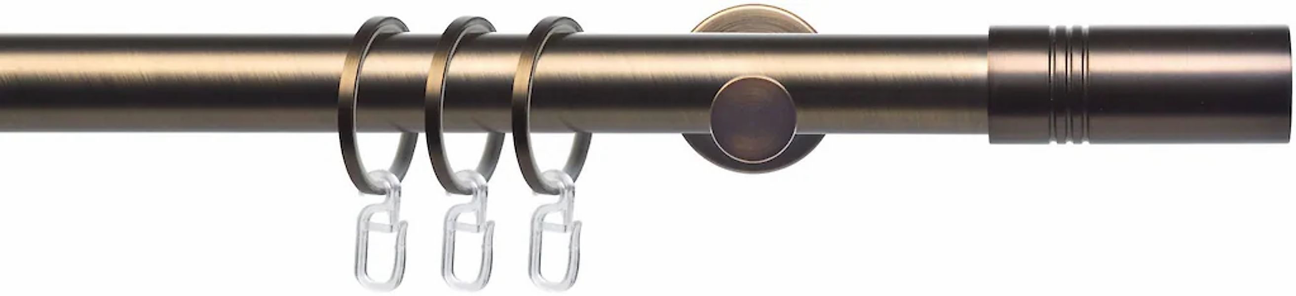 Liedeco Gardinenstange "CELZYLIN01SG1L" Ø 25 mm 1 läufig-läufig Fixmaß 1-lä günstig online kaufen