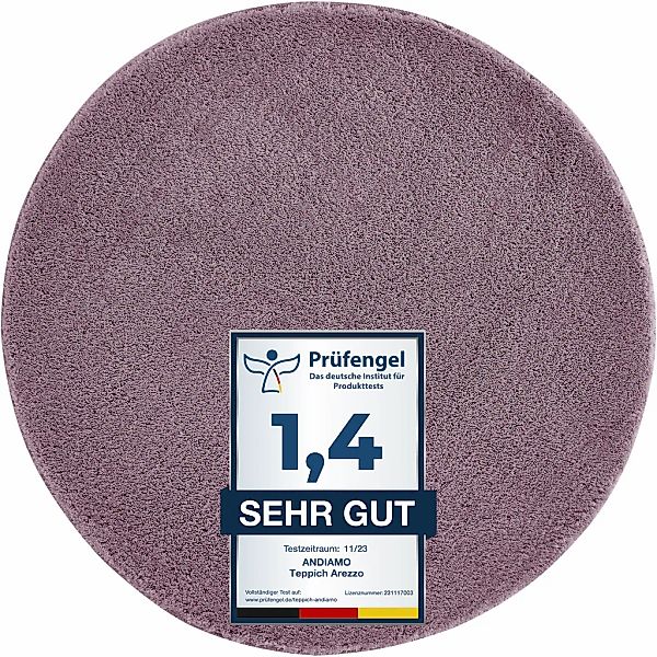 Andiamo Badematte "Arezzo" Höhe 16 mm rutschhemmend beschichtet fußbodenhei günstig online kaufen