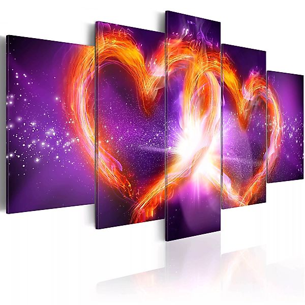 Wandbild - Flames of love günstig online kaufen