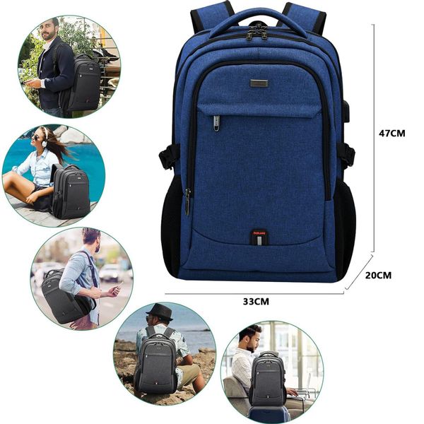 HAUSS SPOLE Laptoprucksack Laptoprucksack Arbeitsrucksack Schulrucksack günstig online kaufen