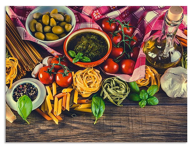 Artland Küchenrückwand »Italienisch mediterrane Lebensmittel«, (1 tlg.), Al günstig online kaufen
