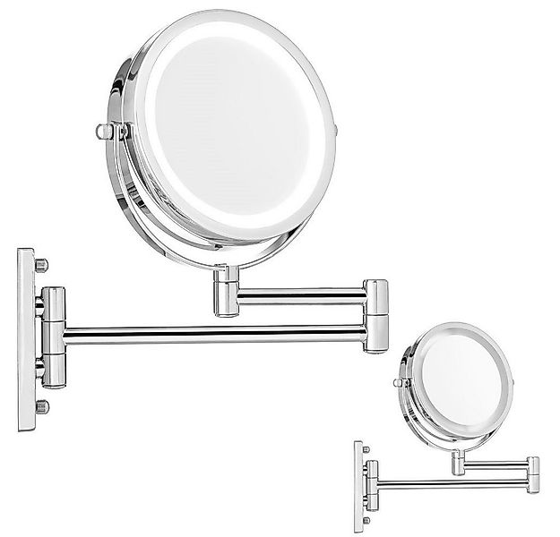 Feel2Home Kosmetikspiegel Schminkspiegel Wandspiegel inkl. LED 10-fach Make günstig online kaufen