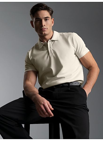 Trigema Poloshirt "TRIGEMA Slim Fit Poloshirt aus DELUXE-Piqué" 1 günstig online kaufen