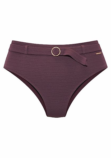 Sunseeker Highwaist-Bikini-Hose "Arley" mit goldfarbenen Zierring günstig online kaufen