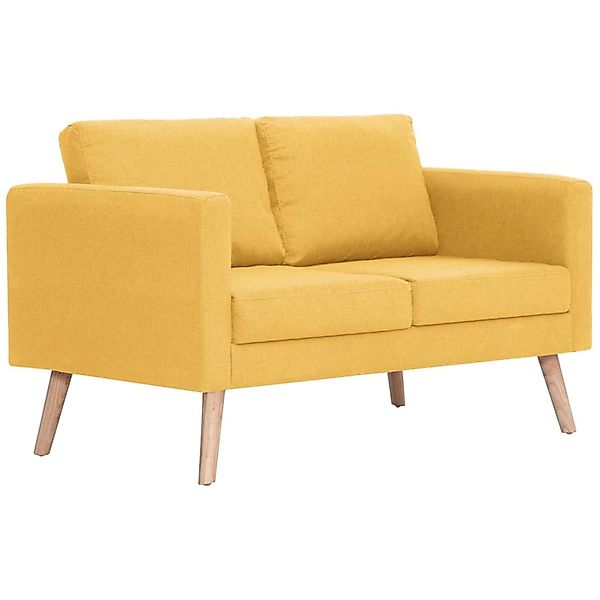 2-sitzer-sofa Stoff Gelb günstig online kaufen