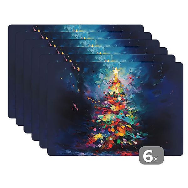 MuchoWow Platzset Weihnachtsbaum - Weihnachten - günstig online kaufen