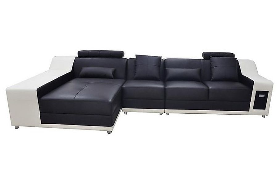 JVmoebel Ecksofa Ecke Leder Modern XXL Couch Wohnlandschaft Ledersofa Sofa günstig online kaufen