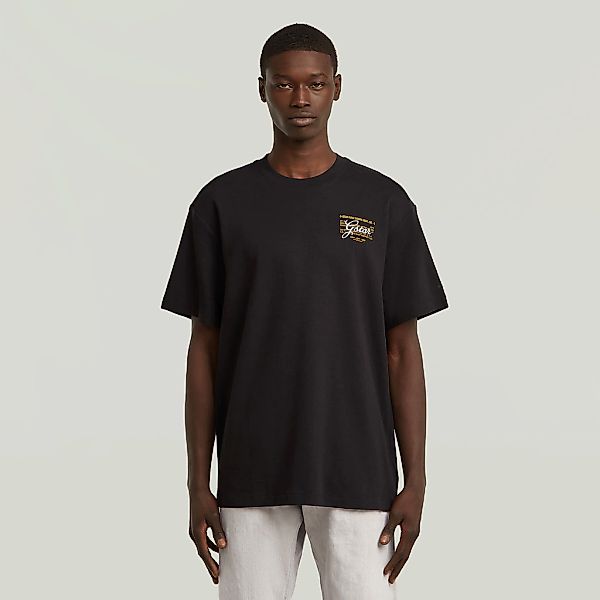 G-STAR T-Shirt "Script" mit kleinem Print auf der Brust, Regular Fit günstig online kaufen