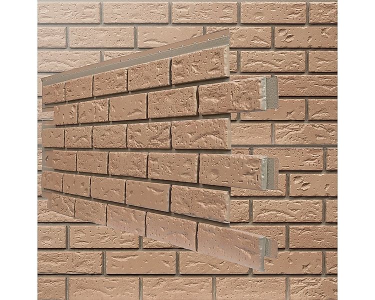 NOVIK Verkleidungspaneel NovikBrick HL Platte 122x47cm 9St. 4,65qm Klinkero günstig online kaufen