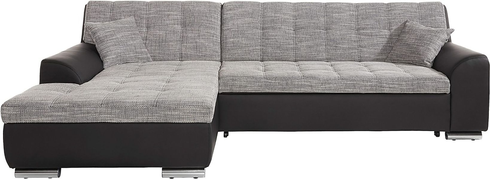 DOMO collection Ecksofa Treviso, wahlweise mit Bettfunktion, incl. Zierkiss günstig online kaufen