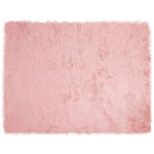 vidaXL Kunstschaffell Teppich Tafalla Rosa 240 x 340 cm Polyester 42021552 günstig online kaufen