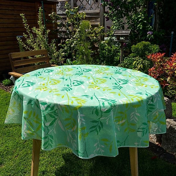 laro Tischdecke Gartentischdecke Wetterfest Rutschfest Rund günstig online kaufen