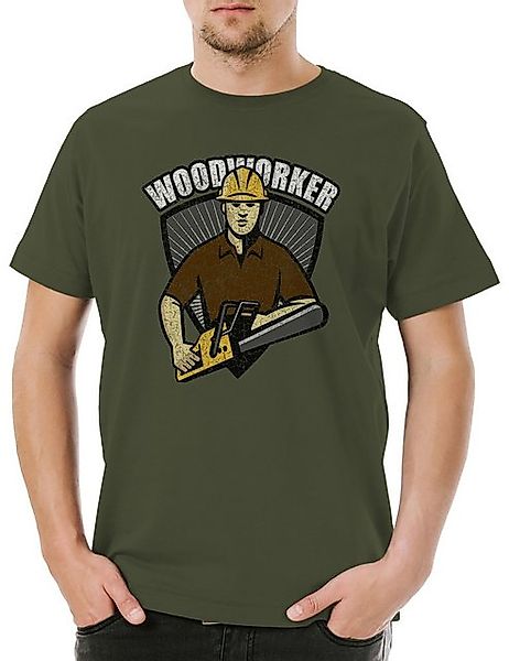 Urban Backwoods Print-Shirt Urban Backwoods Woodworker IV Herren T-Shirt Ar günstig online kaufen
