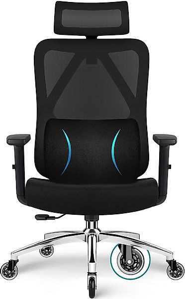 Lexzurn Bürostuhl Bürostuhl ergonomisch, Schreibtischstuhl 3D günstig online kaufen