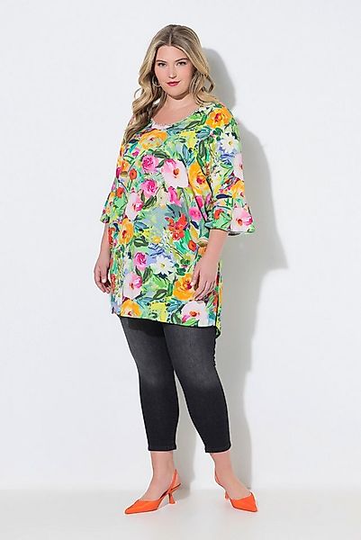 MIAMODA Tunika Tunika A-Linie Alloverdruck 3/4-Ärmel günstig online kaufen