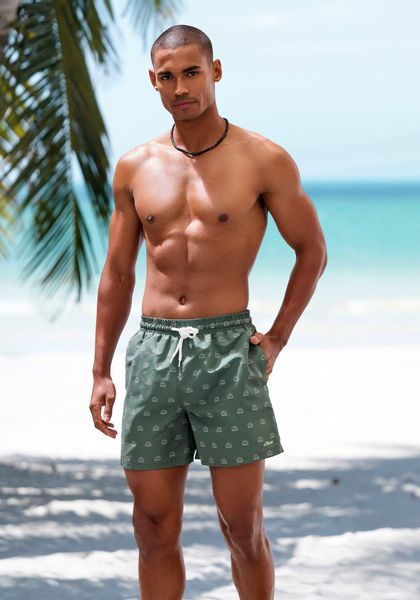 s.Oliver Badeshorts mit modischem Alloverprint günstig online kaufen