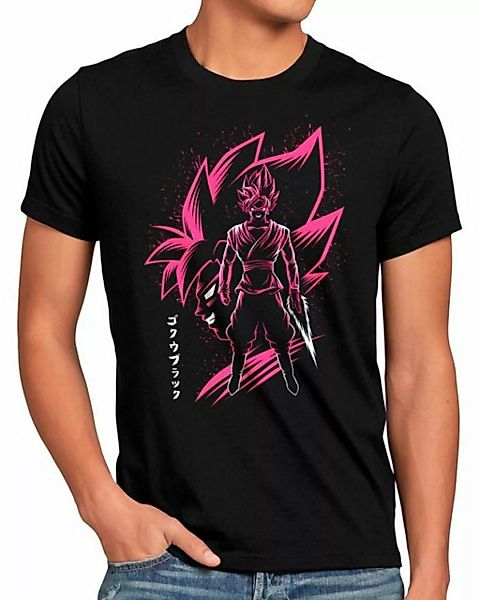 style3 Print-Shirt Herren T-Shirt Defeat Me super dragonball z gt songoku b günstig online kaufen