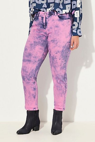 Ulla Popken Regular-fit-Jeans Boyfriend-Jeans Stretch weites Bein günstig online kaufen