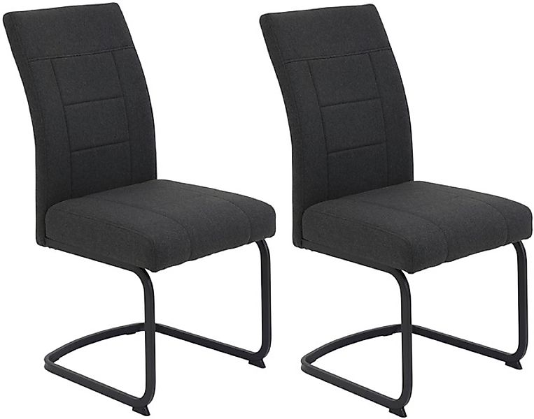 TOM TAILOR Freischwinger »BRINDISI, Esszimmerstuhl«, (Set), 2 St., Webstoff günstig online kaufen