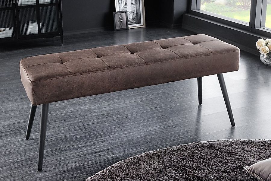 riess-ambiente Sitzbank BOUTIQUE 100cm braun / schwarz (Einzelartikel, 1-St günstig online kaufen