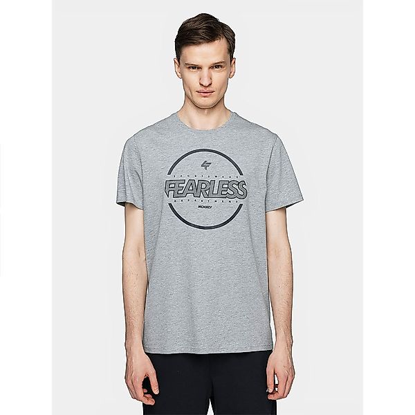 4f Kurzärmeliges T-shirt M Grey Melange günstig online kaufen