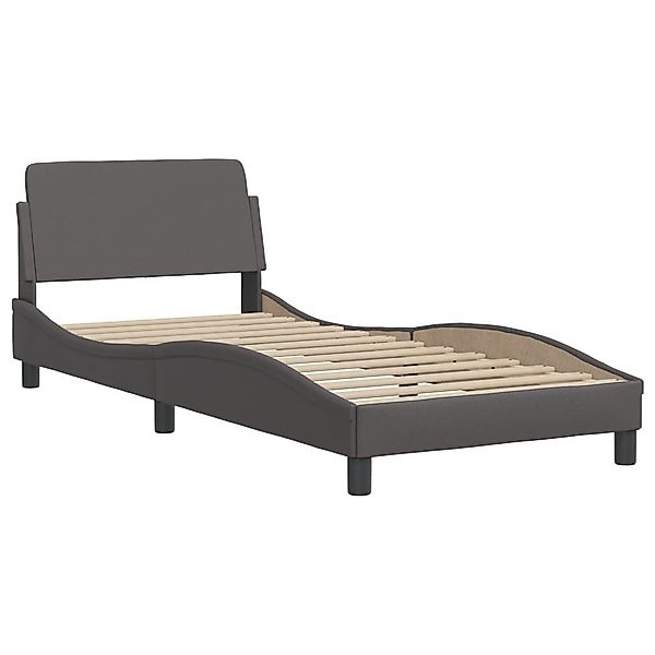 vidaXL Bett Bettgestell "Dover" Grau 90x190 günstig online kaufen