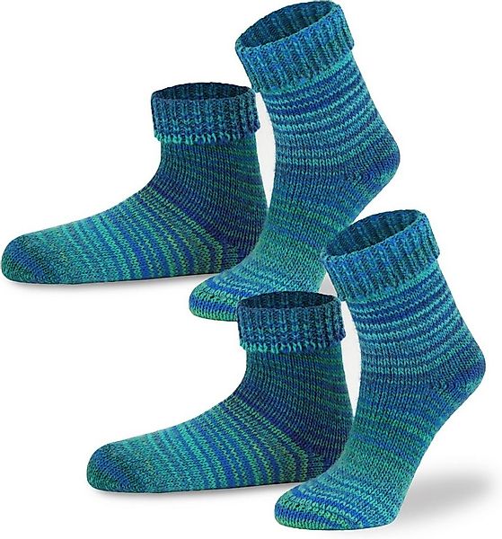 normani Thermosocken 2 Paar Skandinavische Wollsocken mit Umschlag (2 Paar) günstig online kaufen