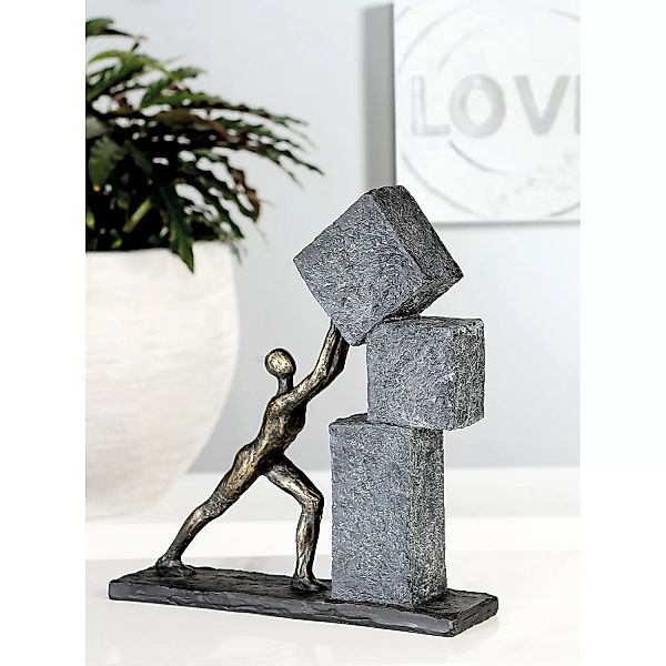 Casablanca by GILDE Skulptur Stacking bronze/silber günstig online kaufen