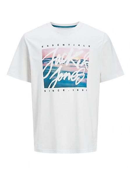 Jack & Jones Print-Shirt "JJCOLTON PHOTOPRINT TEE SS CREW NECK" günstig online kaufen