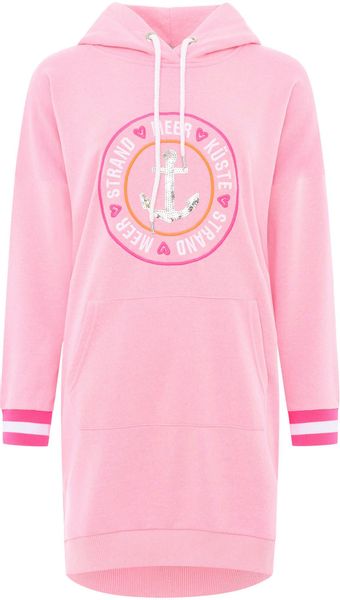 Zwillingsherz Sweatkleid "Zuhause am Strand" mit günstig online kaufen