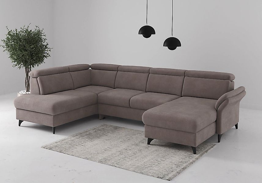 sit&more Wohnlandschaft "Glendale, U-Form" inkl. Kopfteilverstellung,wahlwe günstig online kaufen