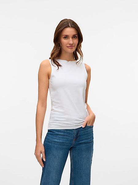 Vero Moda Shirttop "VMPANDA MODAL SL TOP JRS NOOS" Baumwollmischung, slim f günstig online kaufen