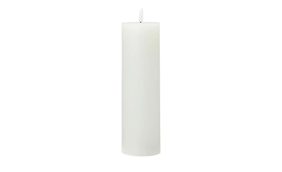 HOME STORY LED Kerze   ¦ weiß ¦ Wachs,Kunststoff ¦ Maße (cm): H: 28  Ø: 7.5 günstig online kaufen
