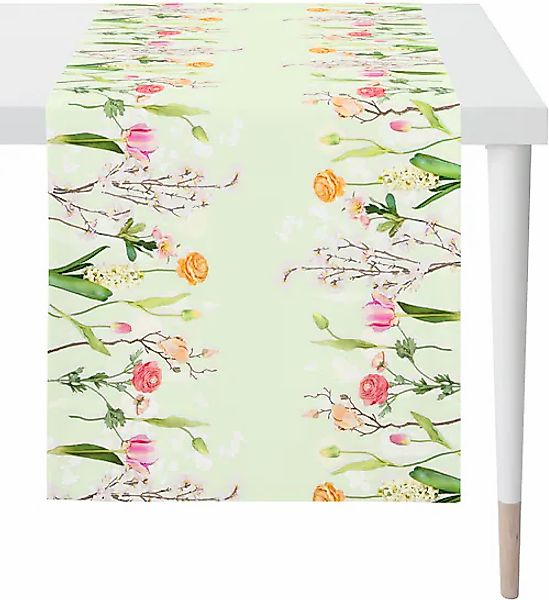 APELT Tischläufer »6817 SPRINGTIME, Frühjahrsdeko, Frühling« mit Blumenmoti günstig online kaufen