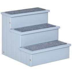 PawHut Haustiertreppe 3 Stufen Tiertreppe Katzentreppe günstig online kaufen