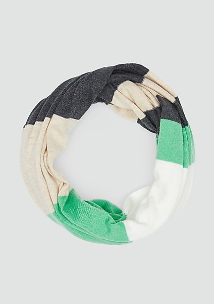 s.Oliver Loop Snood, Gestreifter Loop-Schal aus günstig online kaufen