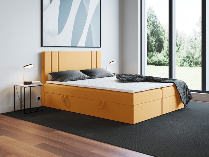 Godre Boxspringbett mit Bettkasten Nardo 200x200 günstig online kaufen