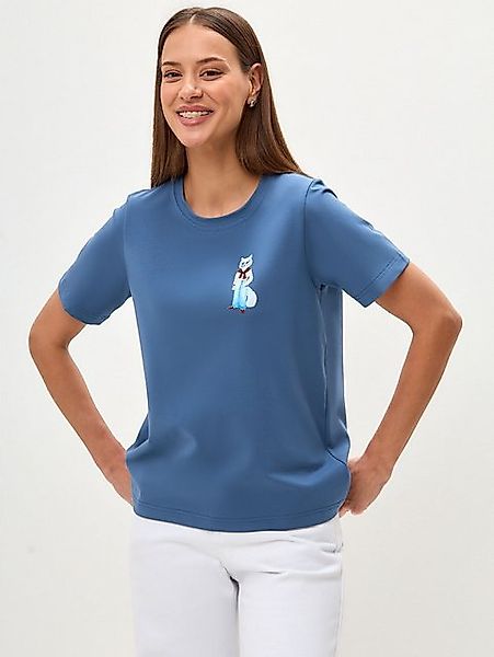 CAT by maniita lacitta Kurzarmshirt Gedrucktes T-Shirt COFFEE CAT (1-tlg) m günstig online kaufen