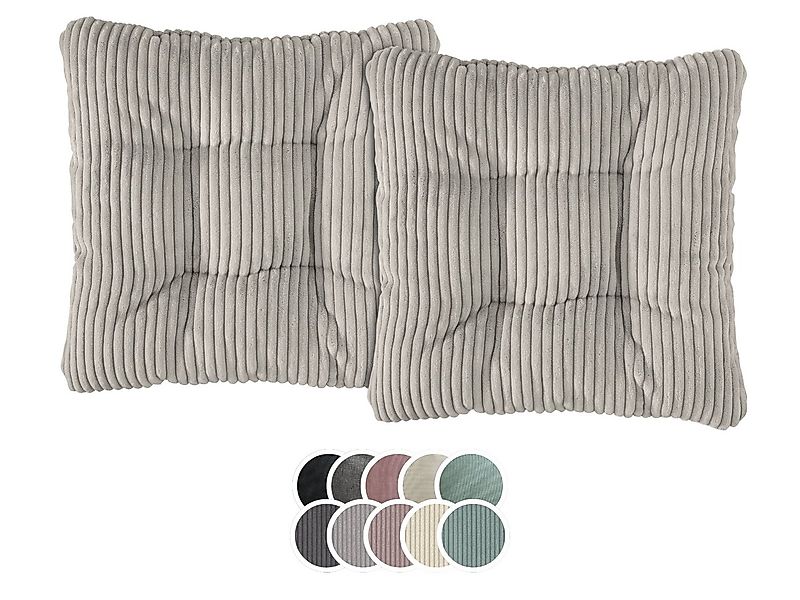 XDREAM Stuhlkissen Sitzkissen Set (2er & 4er) für Stühle und Bänke, robuste günstig online kaufen