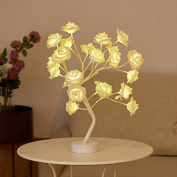 Rosnek LED Tischleuchte LED Tisch-Bonsai-Baum Nachtlicht, günstig online kaufen
