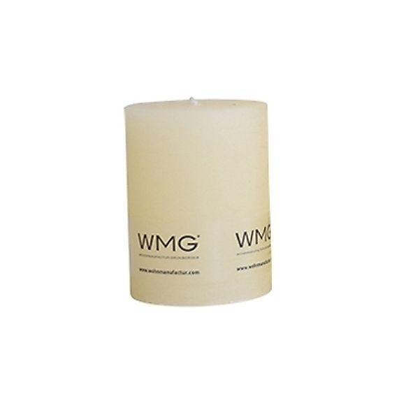 Stumpenkerze Rustikal Höhe 10 cm, Durchmesser 7 cm Ivory günstig online kaufen