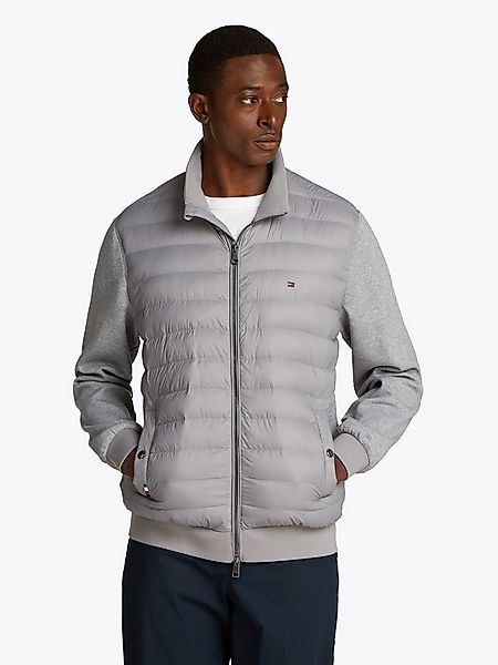 Tommy Hilfiger Sweatjacke MIX MEDIA STAND CLLR mit Steppung günstig online kaufen