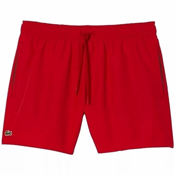 Lacoste  Shorts Quick Dry Swim Shorts MH6270 - Rouge Vert günstig online kaufen