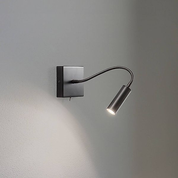 Wandlampe Ojos, anthrazit, Leselampe, verstellbar, 33 cm, G9 günstig online kaufen