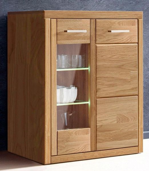 Home affaire Vitrine »Logo,100cm hoch,42 cm tief,Fronten Massivholz,6Fächer günstig online kaufen